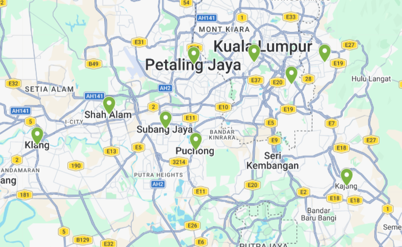 Kawasan Servis Tukar bateri kereta Kuala Lumpur, Malaysia - Amaronbateri KL